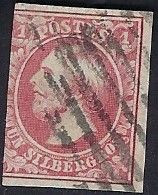 Luxembourg - Luxemburg - 1852  Guillaume  III       Michel 2     Cachet  Barres - 1852 Guillermo III