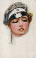 CPA Luiz USABAL - N°3796/3 - Visage Femme Militaire - Env. 1920 - Usabal