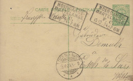 Luxembourg - Luxemburg - Carte-Postale  1922  -  Cachet  Ambulant   Noerdange - Martelange - Cachet Esch-sur Süre - Postwaardestukken