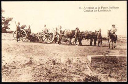 RUANDA URUNDI(1928) Artillery Pieces. Illustrated Postal Card Of Belgian Congo Overprinted For Use In Ruanda-Urundi. Sep - Enteros Postales