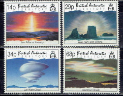 Brit. Antarktis Territorium  - Mi-Nr 199/202 Ungebraucht / MNH ** (U708) - Clima & Meteorología