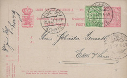 Luxembourg - Luxemburg - Carte-Postale  1921  -  Cachet Esch-sur-Süre - Postwaardestukken