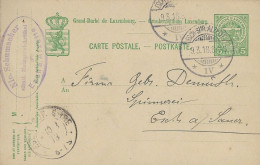 Luxembourg - Luxemburg - Carte-Postale  1918  -  Cachet  Esch-sur-Alzette - Postwaardestukken