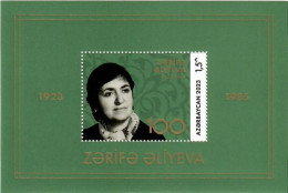 Azerbaijan 2023 . The 100th Anniversary Of Academician Zarifa Aliyeva (Medicine) . S/S - Azerbaïdjan