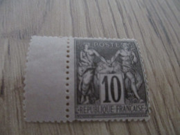 G1 TP FRANCE Sans Charnière N°89 Type Sage Bord De Feuille - 1876-1898 Sage (Type II)