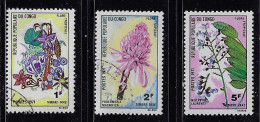 CONGO PEOPLE'S REP. 1971  POSTAGE DUE SCOTT #J46-J48  USED - Used Stamps