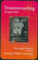 2013 Troonswisseling - 'Aangetekend' Royals, Silver Stamp. Beatrix/Willem-Alexander MNH/**/postfris - Ongebruikt