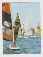 Young Man, People On Windsurf, Windsurfing, Bulgarian Black Sea Coast Scene, Vintage Photo Postcard RPPc (66688) - Bulgarie