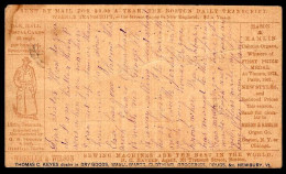 U.S.A.(1874) Ulster Overcoats. Sewing Machines. Mason & Hamlin Cabinet Organs. Boston Daily Transcript (newspaper). One - ...-1900