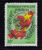 CONGO PEOPLE'S REP. 1971  SCOTT #266  USED - Oblitérés
