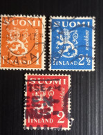 Finlande 1930 Lion & 1936 Lion - Book Print - Modèle: Hammarsten-Jansson - Used Stamps