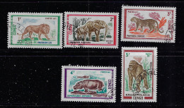 CONGO PEOPLE'S REP. 1972  SCOTT #268-272  USED - Usados