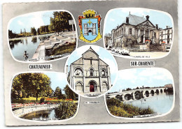 Chateauneuf Sur Charente. Multivues Blason Edit Spadem  - Chateauneuf Sur Charente