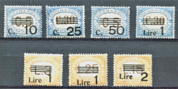 SAN MARINO 1936-39 SEGNATASSE SERIE CPL. ** MNH - Postage Due