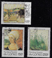 CONGO PEOPLE'S REP. 1978 DÜRER SCOTT #474-476 USED - Oblitérés