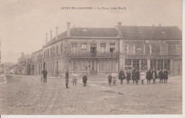 GIVRY EN ARGONNE - LA PLACE COTE NORD - Givry En Argonne