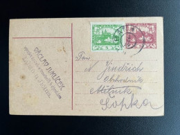 POLAND POLSKA 1919 POSTCARD LIBAN U JICINA TO MELNIK 05-05-1919 POLEN - Covers & Documents