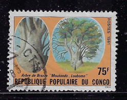 CONGO PEOPLE'S REP. 1981  SCOTT #616,618 USED - Oblitérés