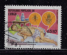 CONGO PEOPLE'S REP. 1981  SCOTT #B6 USED - Used Stamps