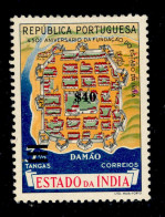 ! ! Portuguese India - 1959 Maps And Fortresses W/OVP - Af. 482 - MH - Portugiesisch-Indien