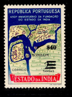 ! ! Portuguese India - 1959 Maps And Fortresses W/OVP - Af. 481 - MH - India Portoghese