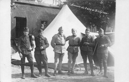 Carte Photo Militaire Français Camp De BITSCH-BITCHE-57-Moselle-Soldats En 1930 - Bitche