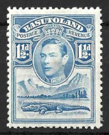 BECHUANALAND...KING GEORGE VI..(1936-52..)......" 1938.."....1 & HALFd........SG20.....SMALL THIN......MH.. - 1885-1964 Herrschaft Von Bechuanaland