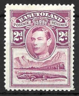 BECHUANALAND...KING GEORGE VI..(1936-52..)......" 1938.."....2d........SG21........MH.. - 1885-1964 Herrschaft Von Bechuanaland