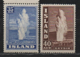 ICELAND. 1938/39. Geysir - Neufs