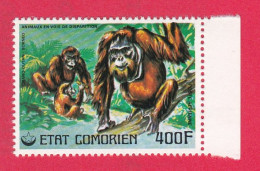 Comores ---   Animaux   400F  (  Orang-outan ) --  ETAT COMORIEN -- - Isole Comore (1975-...)
