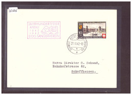 FORMAT 10x15cm - AARAU - EIDG. SÄNGERVEREIN 1942 - POSTE AUTOMOBILE - AUTOMOBIL POSTBUREAU - TB - Aarau