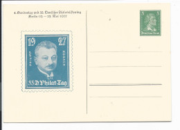 DR PP 101 C 3-04 ** - 5 Pf Schiller  33. Dt Phil.Tag, Bild Kosack - Private Postwaardestukken