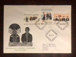 FINLAND FDC TRAVELLED COVER TO ENGLAND 1976 YEAR  TUBERCULOSIS TBC HEALTH MEDICINE - Lettres & Documents