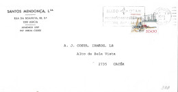 Portugal Cover NATO OTAN Slogan Cancel - Lettres & Documents