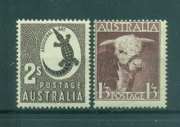 Australie 1948 - Y & T N. 159/60 - Série Courante (Michel N. 184-86) - Nuevos