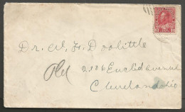 1920 Cover 2c Admiral Duplex Copper Cliff (Sudbury) Ontario To USA - Histoire Postale