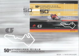 ENB180 - 50º. Grande Prémio De Motos De Macau - 18.112016 - FDC