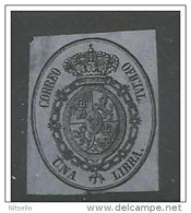 LOTE 1812  ///  (C330) ESPAÑA   -  EDIFIL Nº: 38  //  YVERT Nº SERVICE 8     CATALOG/COTE: 22€ - Used Stamps