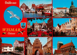 73947373 Wismar_Mecklenburg Hafen Wasserkunst Rathaus Marktplatz FGZ Kraemerstra - Wismar