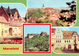 73947297 Mansfeld__Suedharz Rathaus Teilansicht Schlossblick Polytechn Oberschul - Mansfeld