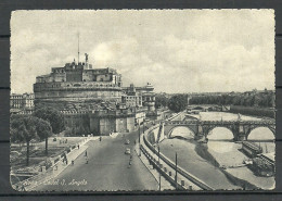 VATICAN Italy Italia Roma 1953 Castel St. Angelo, Sent To Denmark Mi 198 Pope Sixtus V As Single - Vatican