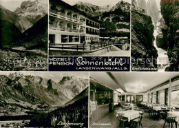 73758748 Langenwang Fischen Hotel-Pension Sonnenbichl-Speisesaal Oberstdorf Brei - Fischen