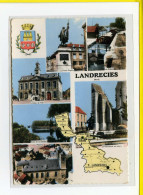 Landrecies Multivues Blason. Edit Cim N°6C  Postée 1966 CPSM  - Landrecies