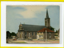 VIEUX CONDE EGLISE ET PTT. P.T.T.    Poste, Citroen 2CV Traction.  - Vieux Conde