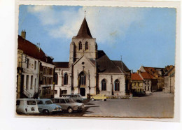 Ardres. Eglise Citroen AMi 6 - 8 Renault 4l Dauphine.  Edit Cim N° CC121-43    Oldtimer - Ardres