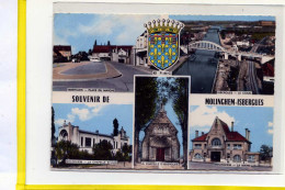 Molinghem-Isbergues Souvenir De... Multivues Blason Edit Spadem N° CE5  Postée 1973  - Isbergues