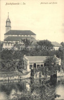 42188846 Bischofswerda Muehlteich Kirche Bischofswerda - Bischofswerda