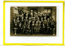 Raismes.  Carte Photo     Classe 1925, Harmonie Fanfare? Non Ecrite - Raismes