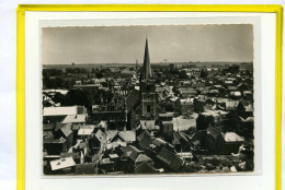 Solesmes. Eglise Et Hotel De Ville. En Avion Au Dessus De.... Edit Lapie N°3  - Solesmes