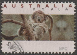 AUSTRALIA - DIE-CUT-USED 1994 45c Counter Printed Label "NPC" - Koala In A Tree - Used Stamps
